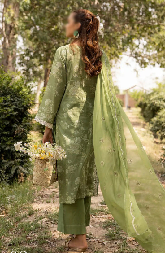 Printkari Embroidered and Printed Collection By Khoobsurat Vol 02 - PK 08
