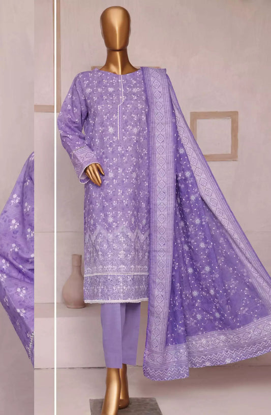 HZ Elite Khaddar Chikankari Collection 2024 - PK-12
