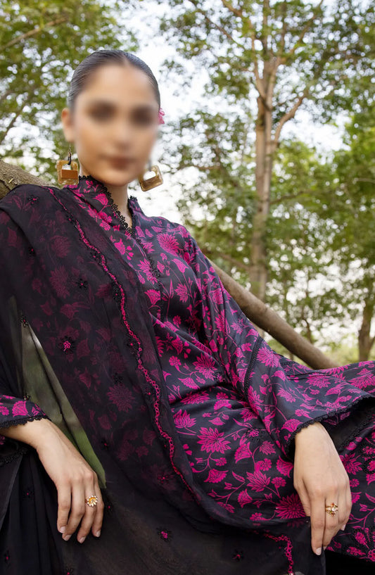 Printkari Embroidered and Printed Collection By NUR Vol 02 - PN 09