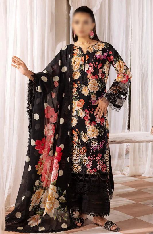 Print Kari Embroidered and Printed Lawn Collection By NUR - PN 32