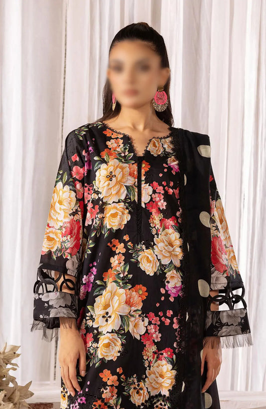 Print Kari Embroidered and Printed Lawn Collection By NUR - PN 32