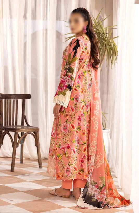 Print Kari Embroidered and Printed Lawn Collection By NUR - PN 33