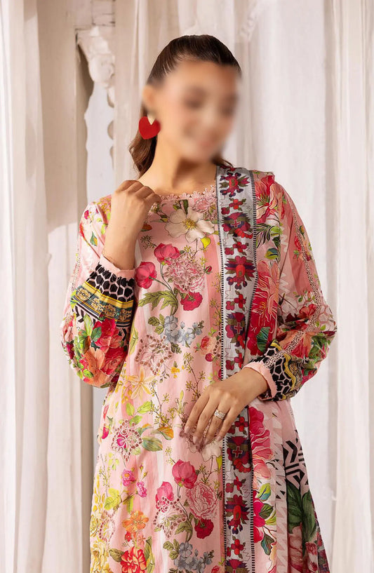 Print Kari Embroidered and Printed Lawn Collection By NUR - PN 35