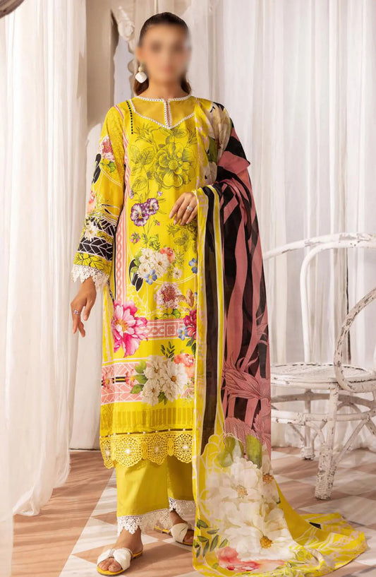 Print Kari Embroidered and Printed Lawn Collection By NUR - PN 36