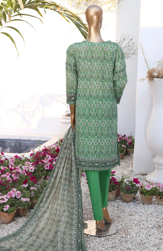 HZ Platinum Digital Printed Lawn Collection 2024 - PPC 27