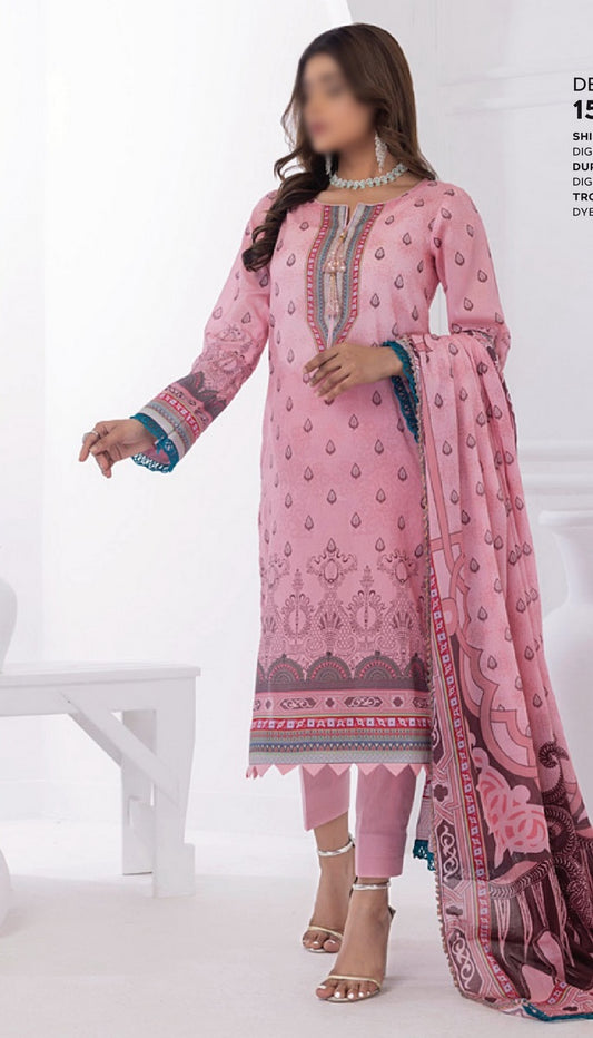 Design 15 ANUM DIGITAL PRINTED LAWN  Collection Vol 02