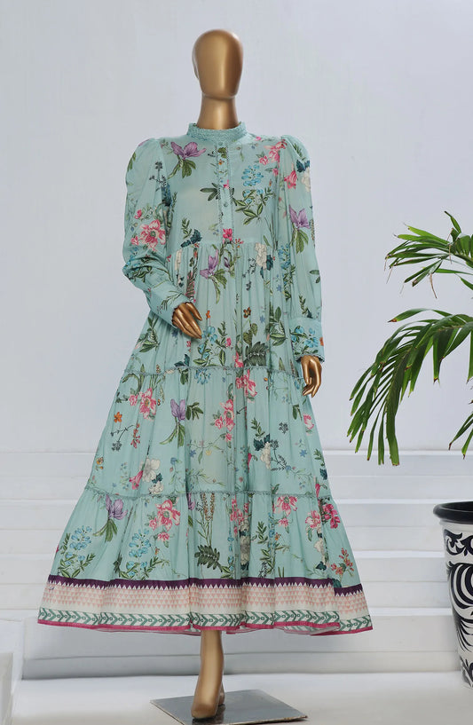 Quadra Floral X Long Dress By Amna Khadija - QFLD-01