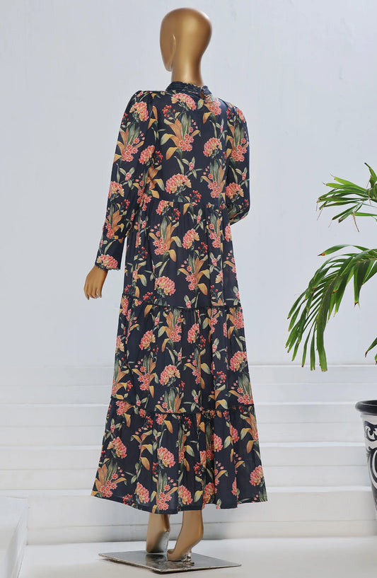 Quadra Floral X Long Dress By Amna Khadija - QFLD-02