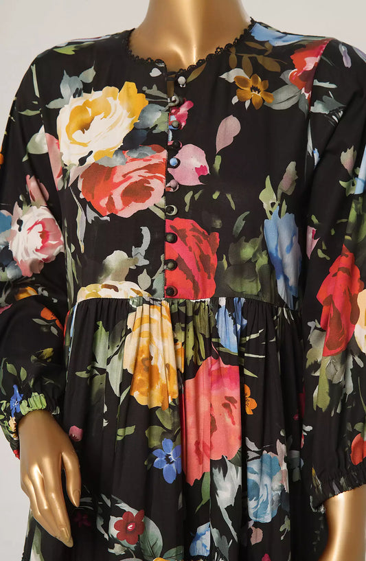 Quadra Floral X Long Dress By Amna Khadija Vol 03 - QFLD-05