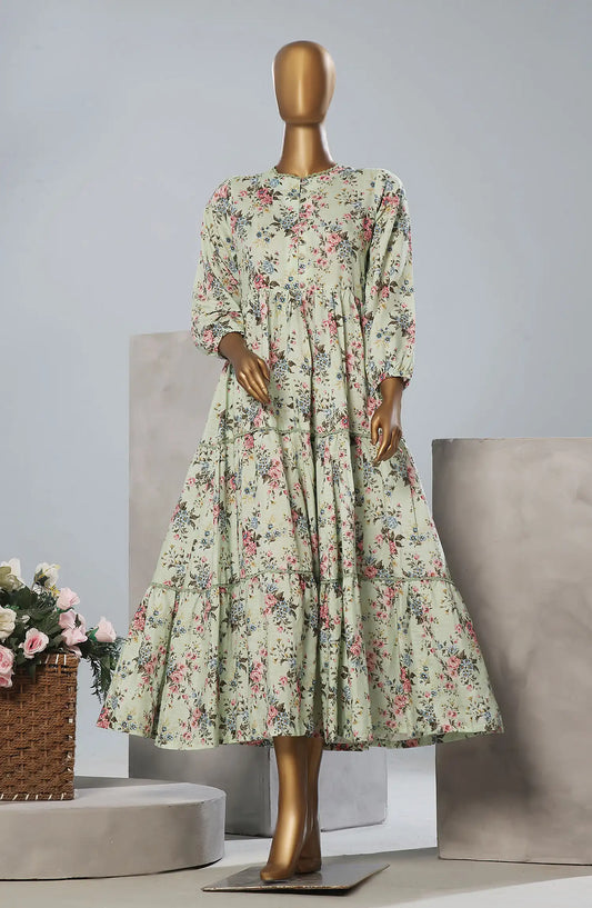 Quadra Floral X Long Dress By Amna Khadija Vol 04 - QFLD-09