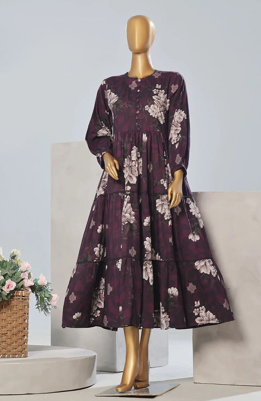Quadra Floral X Long Dress By Amna Khadija Vol 04 - QFLD-10