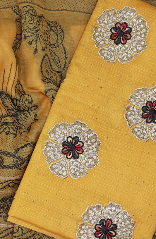 Roha Unstitched Luxury Embroidered Lawn With Jacquard Dupatta Collection 2024 - REJC 06