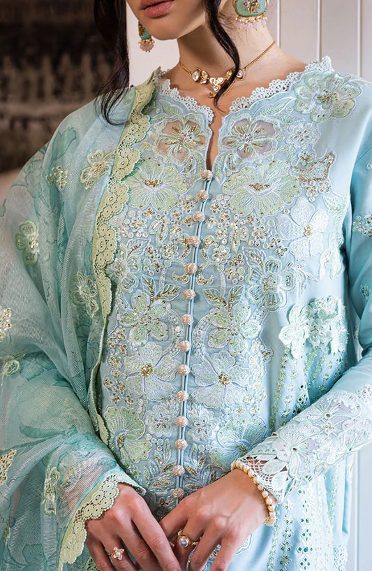 Mushq Orient Express Unstitched Luxury Lawn Collection 2024 - REVE