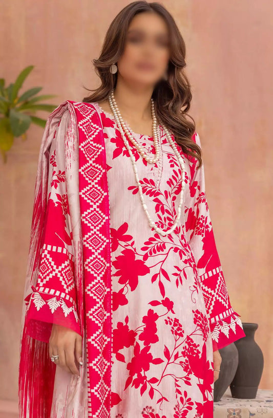 Rang Nagar Embroidered and Printed Slub Wool Collection - -RN 01