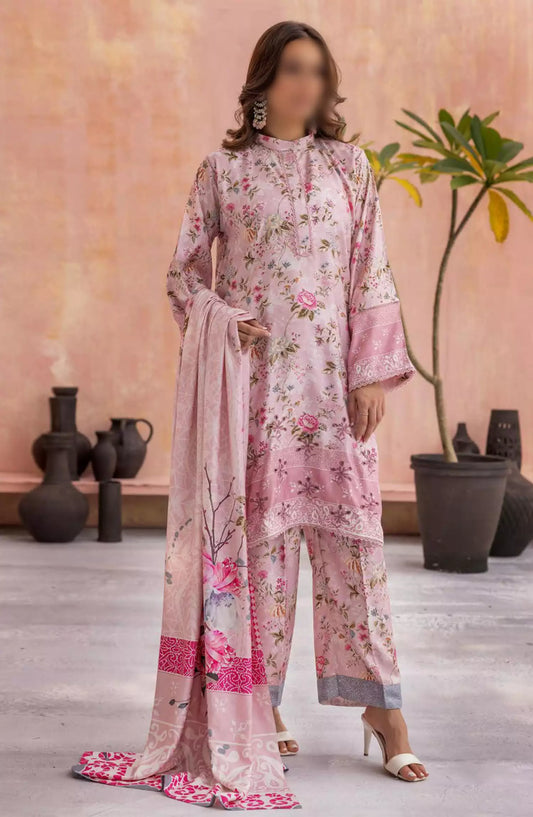 Rang Nagar Embroidered and Printed Slub Wool Collection - -RN 10