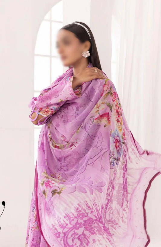 Rang Nagar Embroidered and Printed Lawn Collection By NUR - RN-301