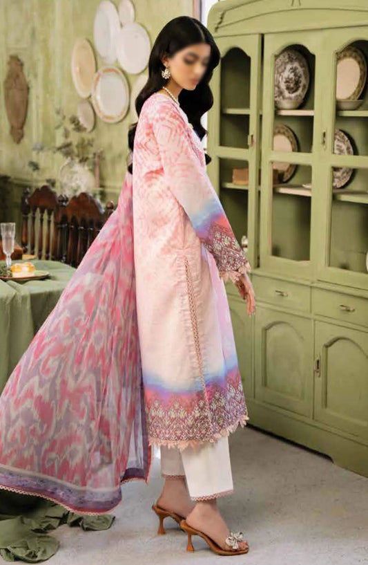 Roheenaz Flora Unstitched Printed Lawn Collection - RNP-01A AMARA