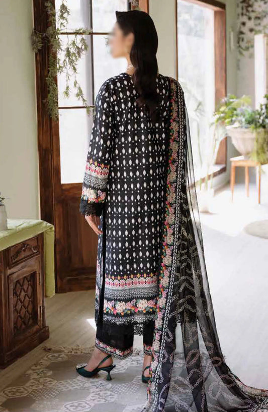 Roheenaz Flora Unstitched Printed Lawn Collection - RNP-06A VERIDIAN