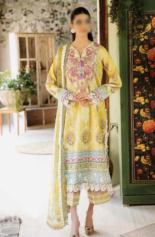 Roheenaz Flora Unstitched Printed Lawn Collection - RNP-07B MYSTIQUE