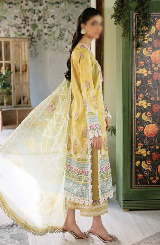 Roheenaz Flora Unstitched Printed Lawn Collection - RNP-07B MYSTIQUE