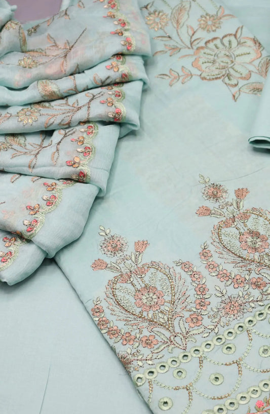 Rangrez Unstitched Exclusive Embroidered Lawn Collection 2024 - RUEELC 03