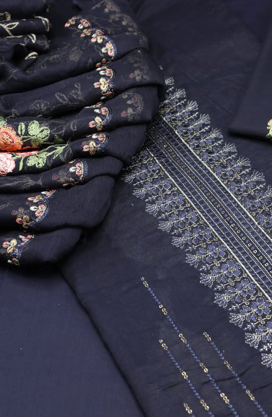 Rangrez Unstitched Exclusive Embroidered Lawn Collection 2024 - RUEELC 04