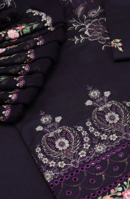 Rangrez Unstitched Exclusive Embroidered Lawn Collection 2024 - RUEELC 06