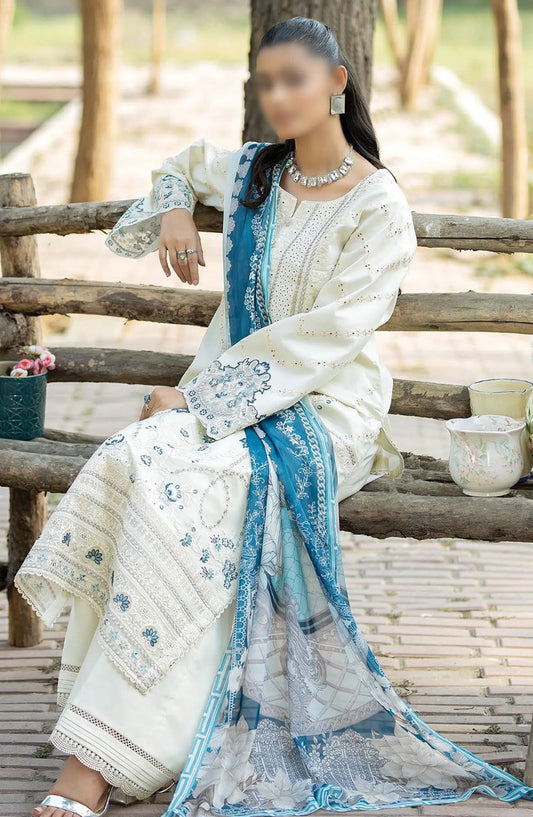 Subah-e-Roshan Luxury Lawn Collection by Serene - SL 69 NIGAAR