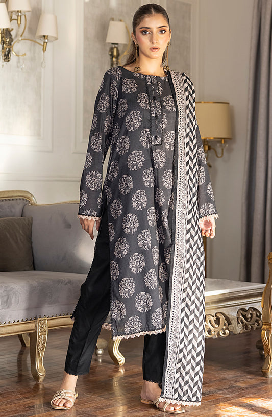 Regalia Textile Printed Lawn Unstitched 3 Piece Suit - D-10 - RET25BNWV3 - Summer Collection