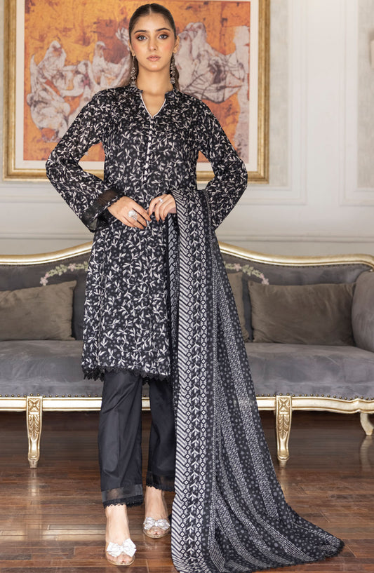 Regalia Textile Printed Lawn Unstitched 3 Piece Suit - D-07 - RET25BNWV3 - Summer Collection