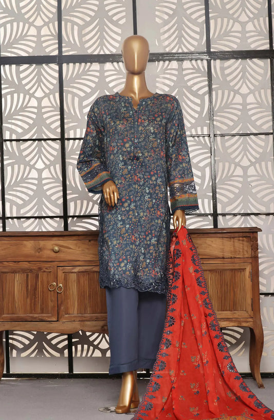 SADABAHAR Cutwork Embroidered Lawn Collection 2024 - SCEL 02