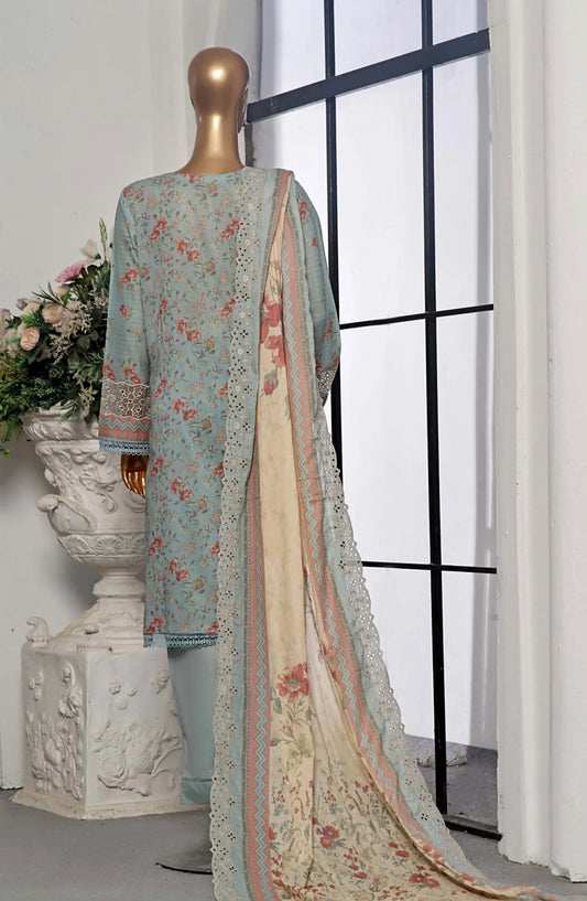 SADABAHAR Cutwork Embroidered Lawn Collection 2024 - SCEL 06