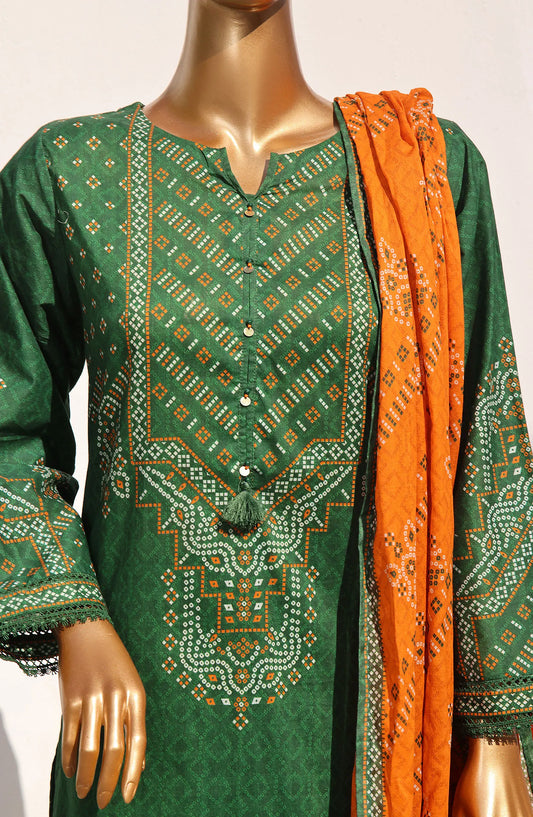 SADABAHAR CHUNRI 3Pcs Printed Co-ords Lawn Collection 2024 - SCPC-02