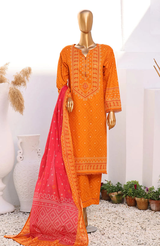 SADABAHAR CHUNRI 3Pcs Printed Co-ords Lawn Collection 2024 - SCPC-04