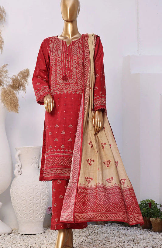 SADABAHAR CHUNRI 3Pcs Printed Co-ords Lawn Collection 2024 - SCPC-06