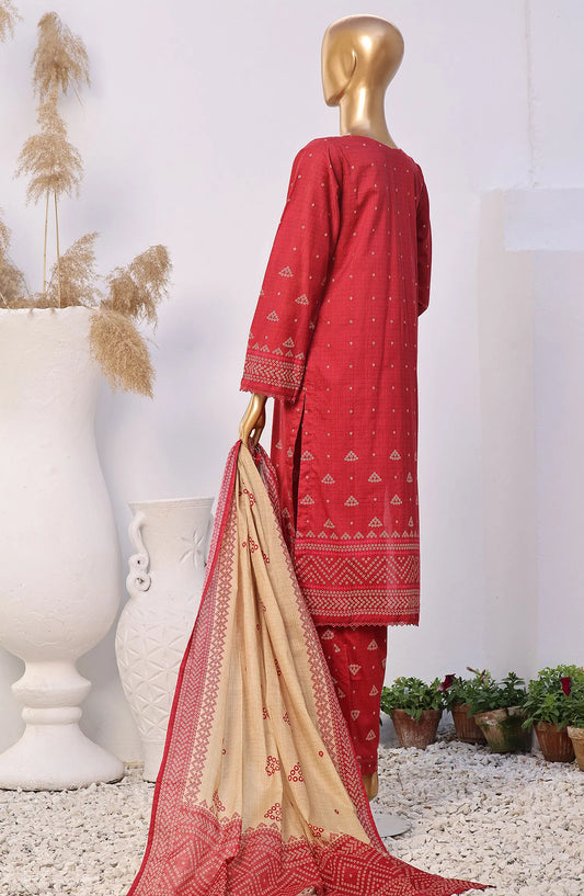 SADABAHAR CHUNRI 3Pcs Printed Co-ords Lawn Collection 2024 - SCPC-06