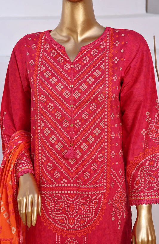 SADABAHAR CHUNRI 3Pcs Printed Co-ords Lawn Collection 2024 - SCPC-08