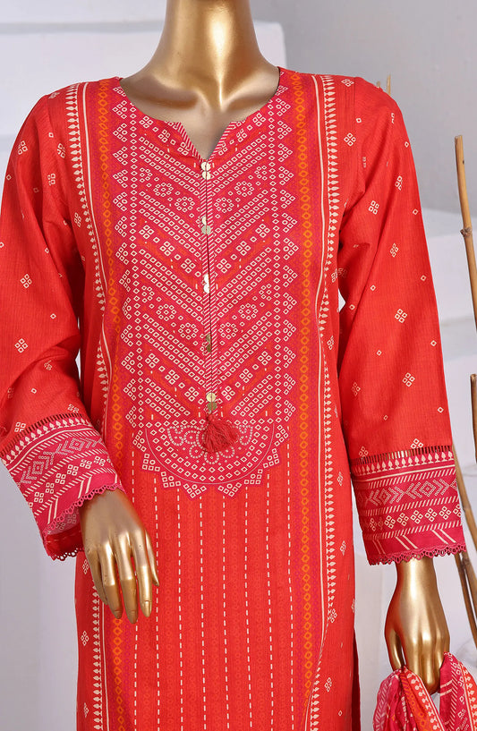 SADABAHAR CHUNRI 3Pcs Printed Co-ords Lawn Collection 2024 - SCPC-10