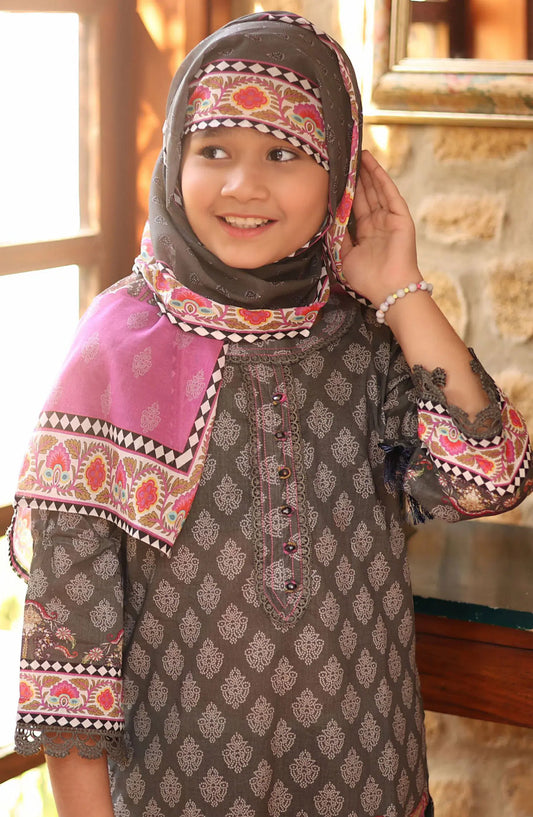 Shifa Girls Satrangi 3 Pcs Collection - SGS 01