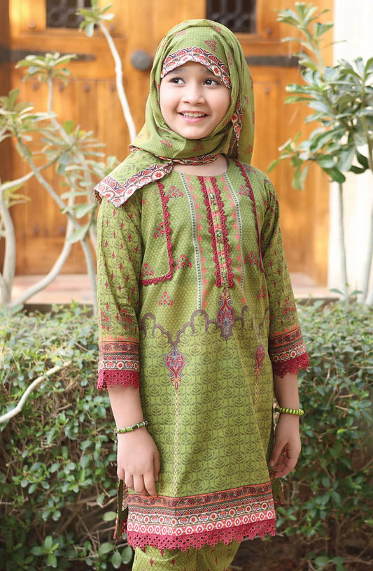 Shifa Girls Satrangi 3 Pcs Collection - SGS 02