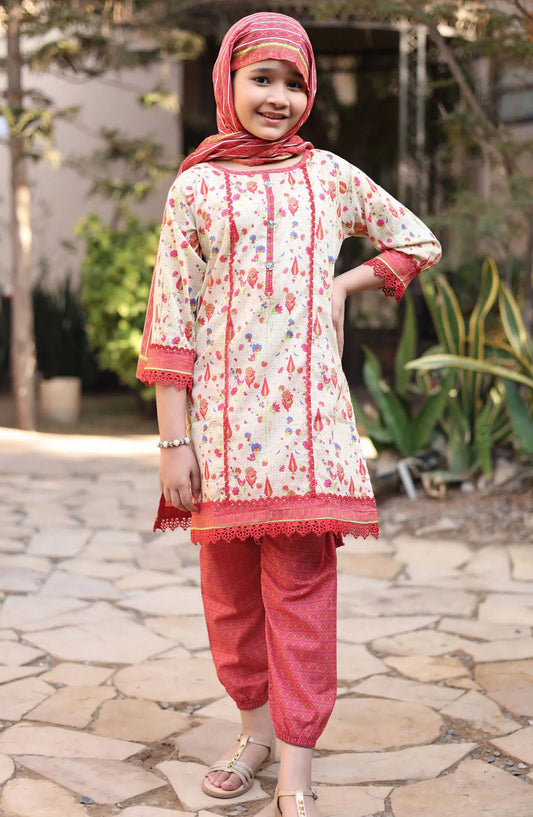 Shifa Girls Satrangi 3 Pcs Collection - SGS 05