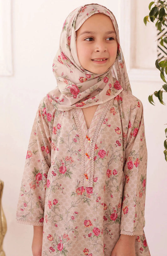 Shifa Girls Summer Lawn Collection 2024 - SH 2414 K