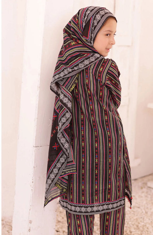 Shifa Girls Summer Lawn Collection 2024 - SH 2415 K