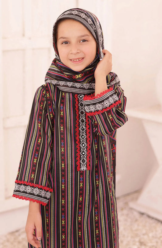 Shifa Girls Summer Lawn Collection 2024 - SH 2415 K