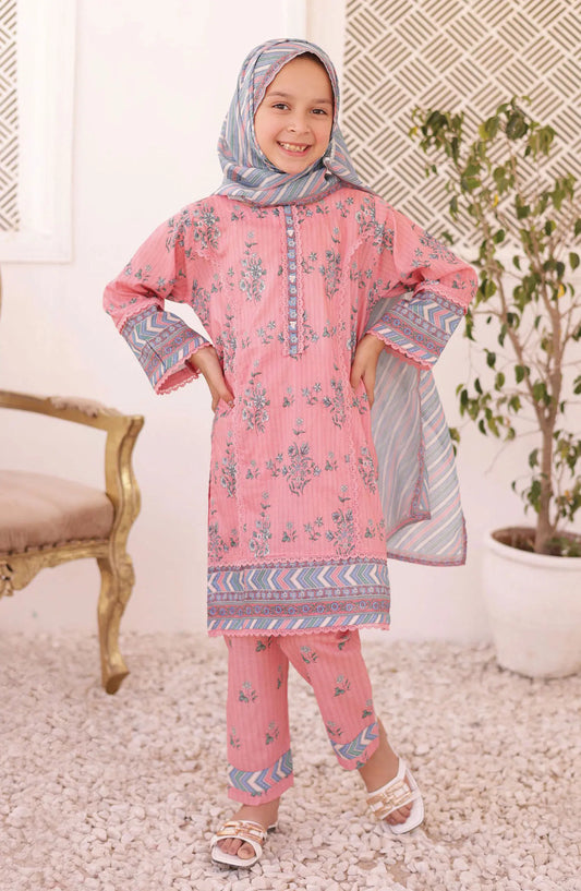 Shifa Girls Summer Lawn Collection 2024 - SH 2417 K