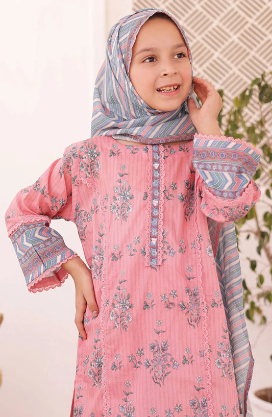 Shifa Girls Summer Lawn Collection 2024 - SH 2417 K