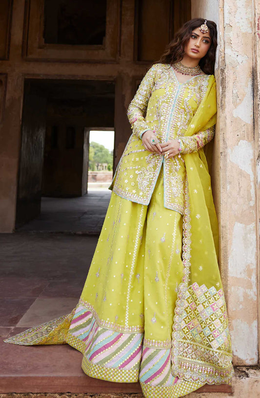 Qalamkar Shaadmani Luxury Formals Unstitched Collection 2024 - SH 05 Dania