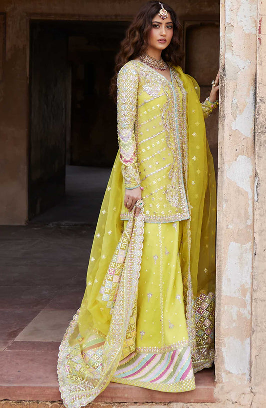 Qalamkar Shaadmani Luxury Formals Unstitched Collection 2024 - SH 05 Dania