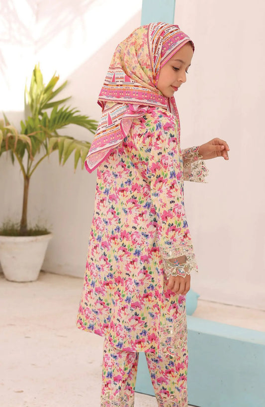 Shifa Girls Summer Lawn Embroidered Collection Vol 06 - SH 2429 K  Floral