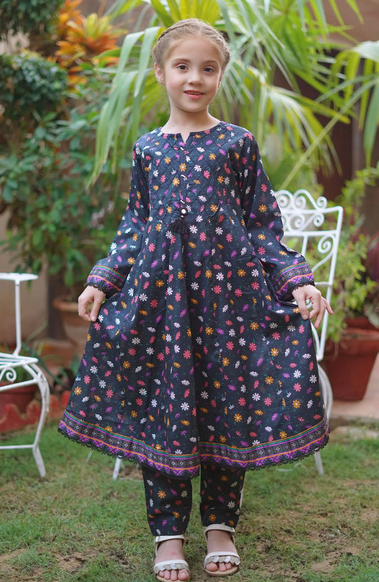 Shanzey Co Ords Lawn Frock Collection 2024 - SHK 1911